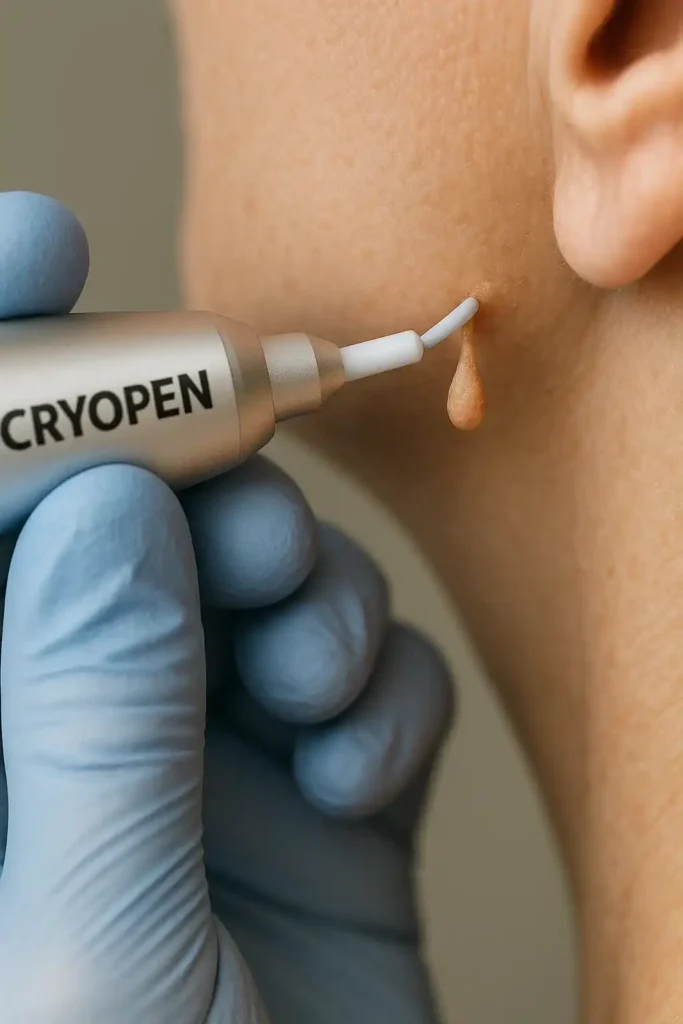 Cryopen for skin tags removal Newcastle upon Tyne speak to our team today!